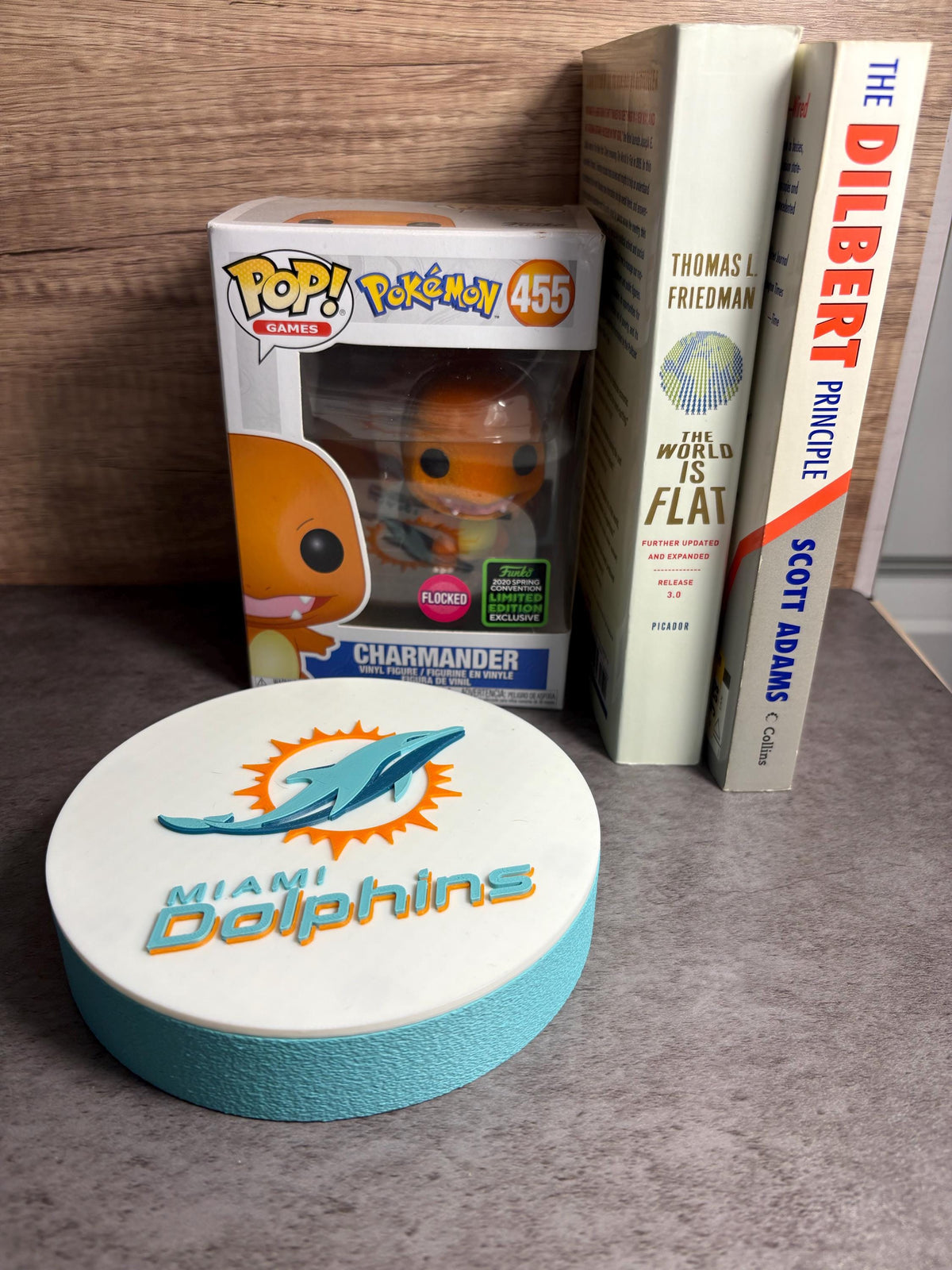 Miami Dolphins 3D Printed Stash Box - NFL Fan Gift - Made in USA