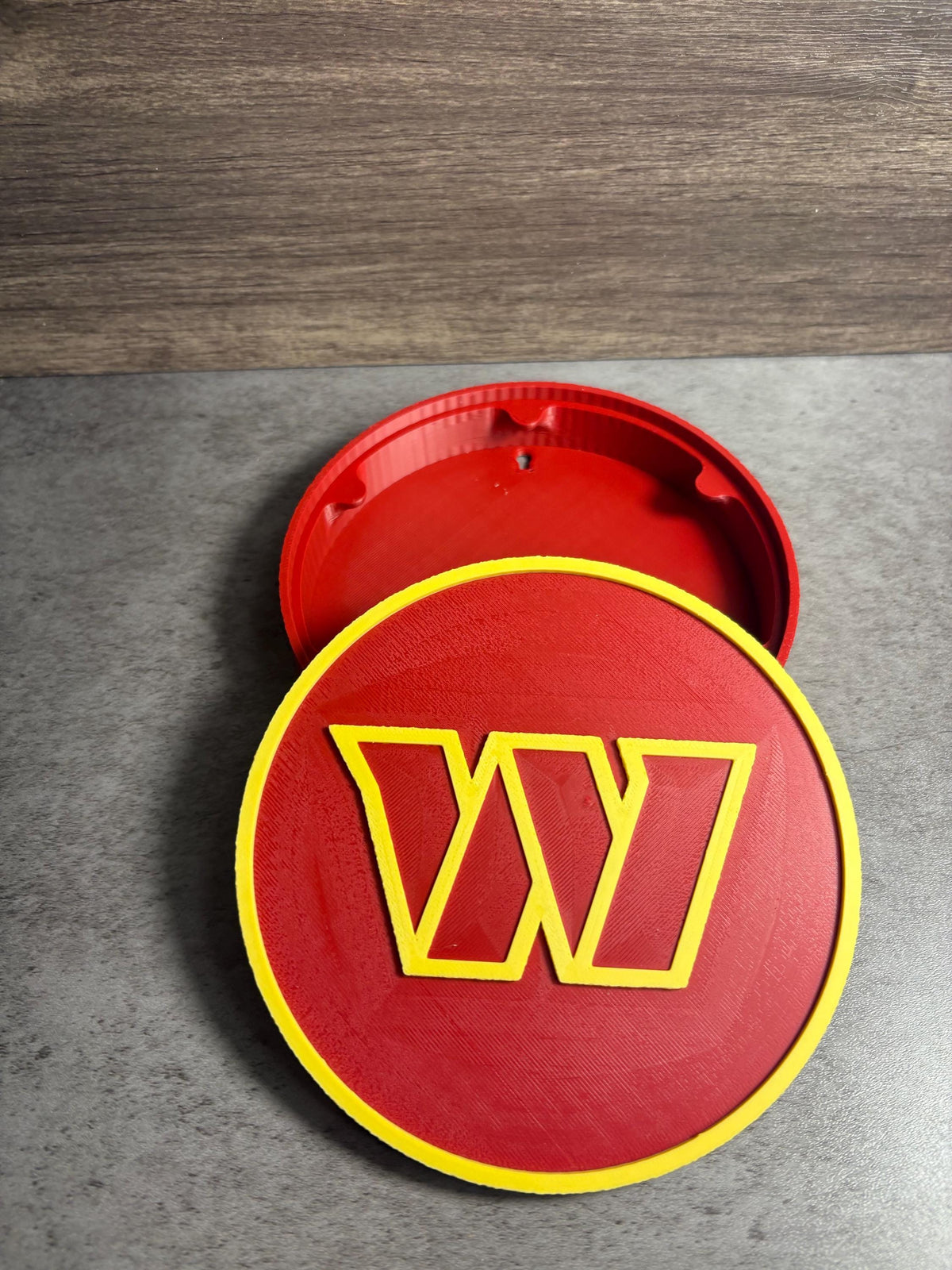Commanders 3D Logo Box - Football Fan Gift | Made in USA