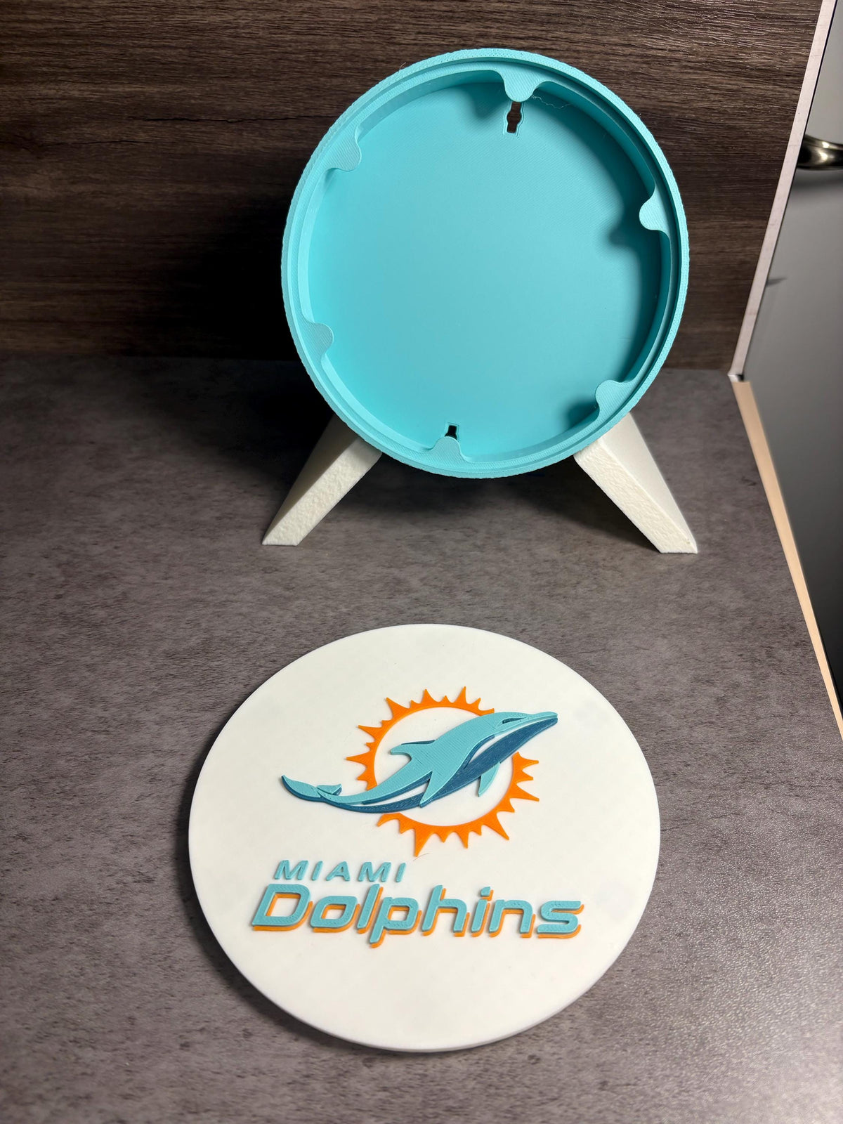 Miami Dolphins 3D Printed Stash Box - NFL Fan Gift - Made in USA