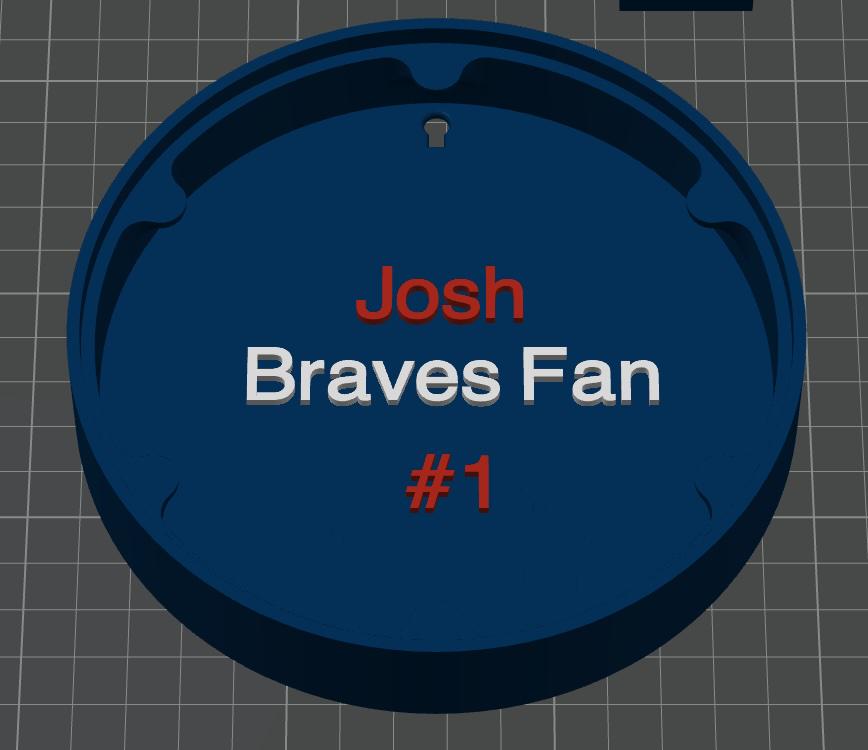 Atlanta Braves 3D Decorative Box | MLB Fan Gift | Made in USA