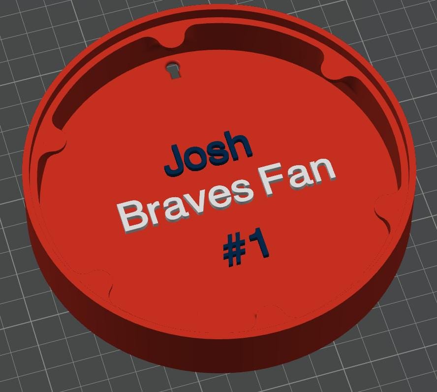 Atlanta Braves 3D Decorative Box | MLB Fan Gift | Made in USA