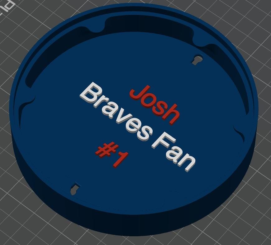 Atlanta Braves 3D Decorative Box | MLB Fan Gift | Made in USA