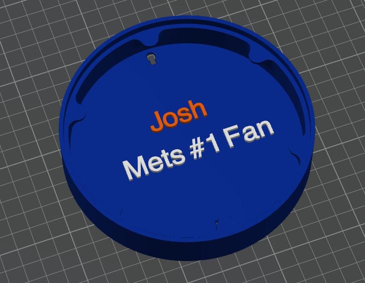 New York Mets 3D Printed Storage Box | Personalized Fan Gift