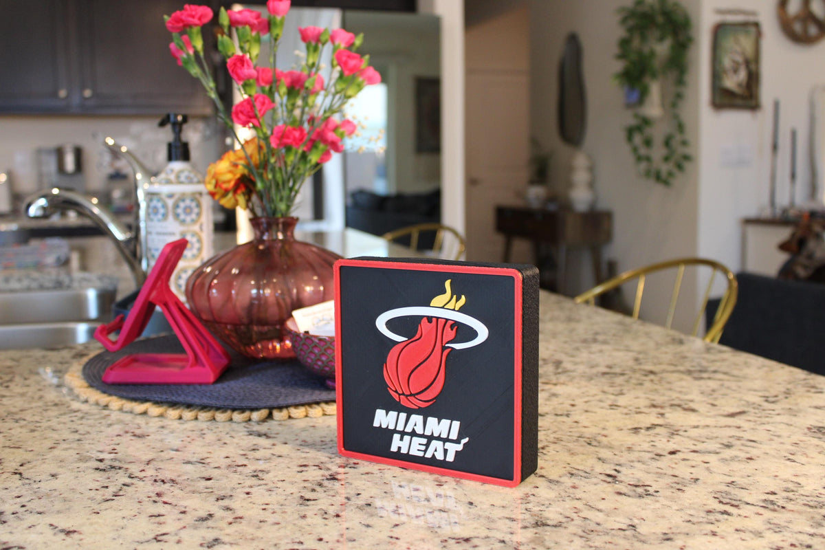 Miami Heat 3D Printed Storage Box | Personalized Fan Gift | Made in USA