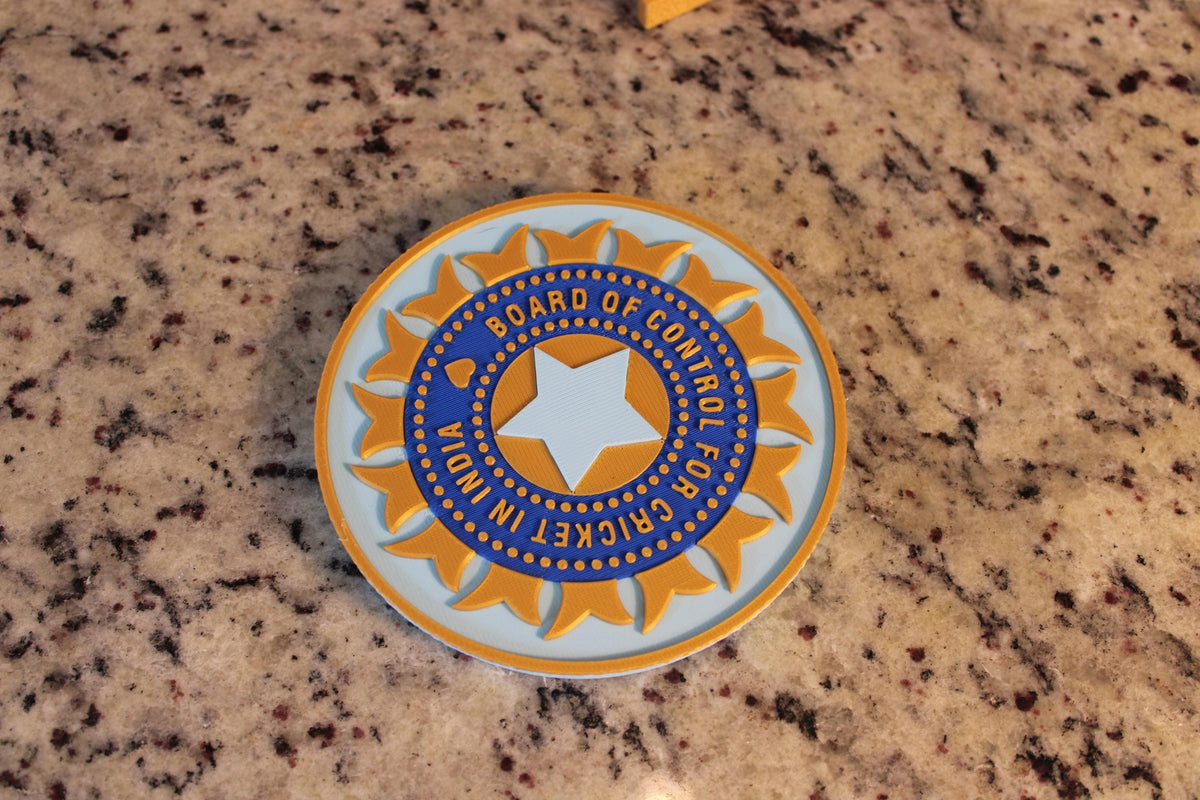 Team India Cricket 3D Printed Box – BCCI Logo Fan Gift