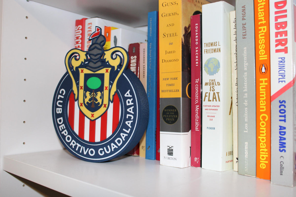 Chivas Guadalajara 3D Decorative Box | Soccer Personalized Fan Decor | Made in USA