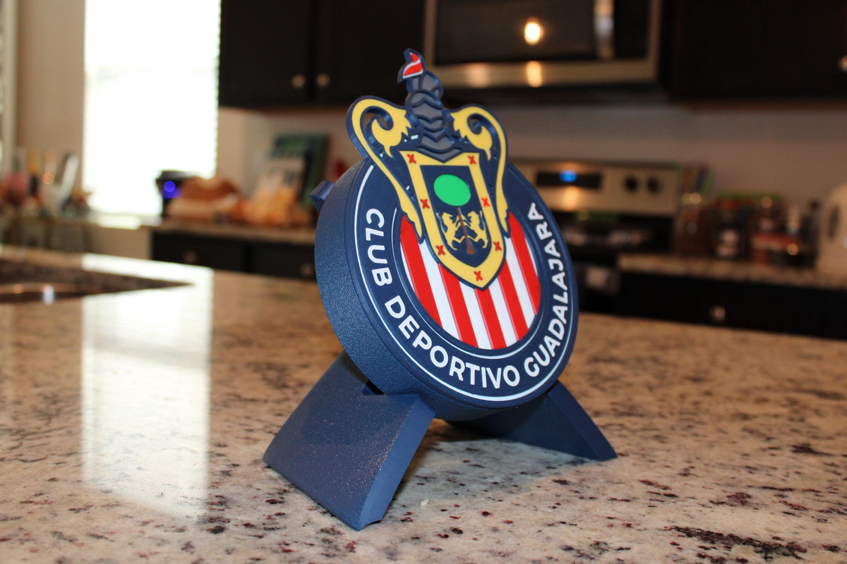 Chivas Guadalajara 3D Decorative Box | Soccer Personalized Fan Decor | Made in USA