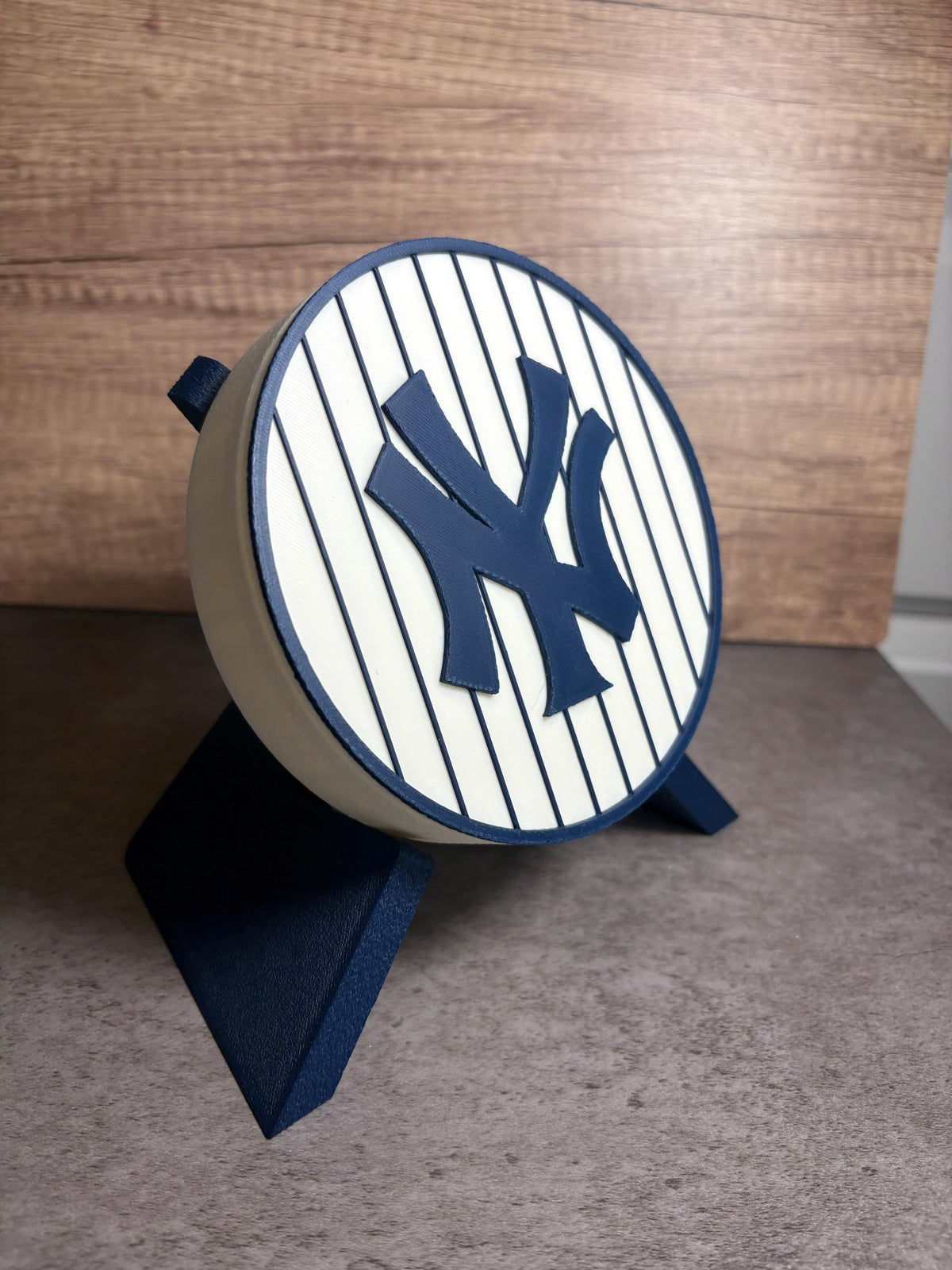 Yankees 3D Printed Pinstripe Storage Box | Personalized Desk Organizer | Made in USA