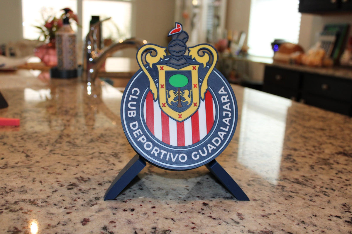 Chivas Guadalajara 3D Decorative Box | Soccer Personalized Fan Decor | Made in USA