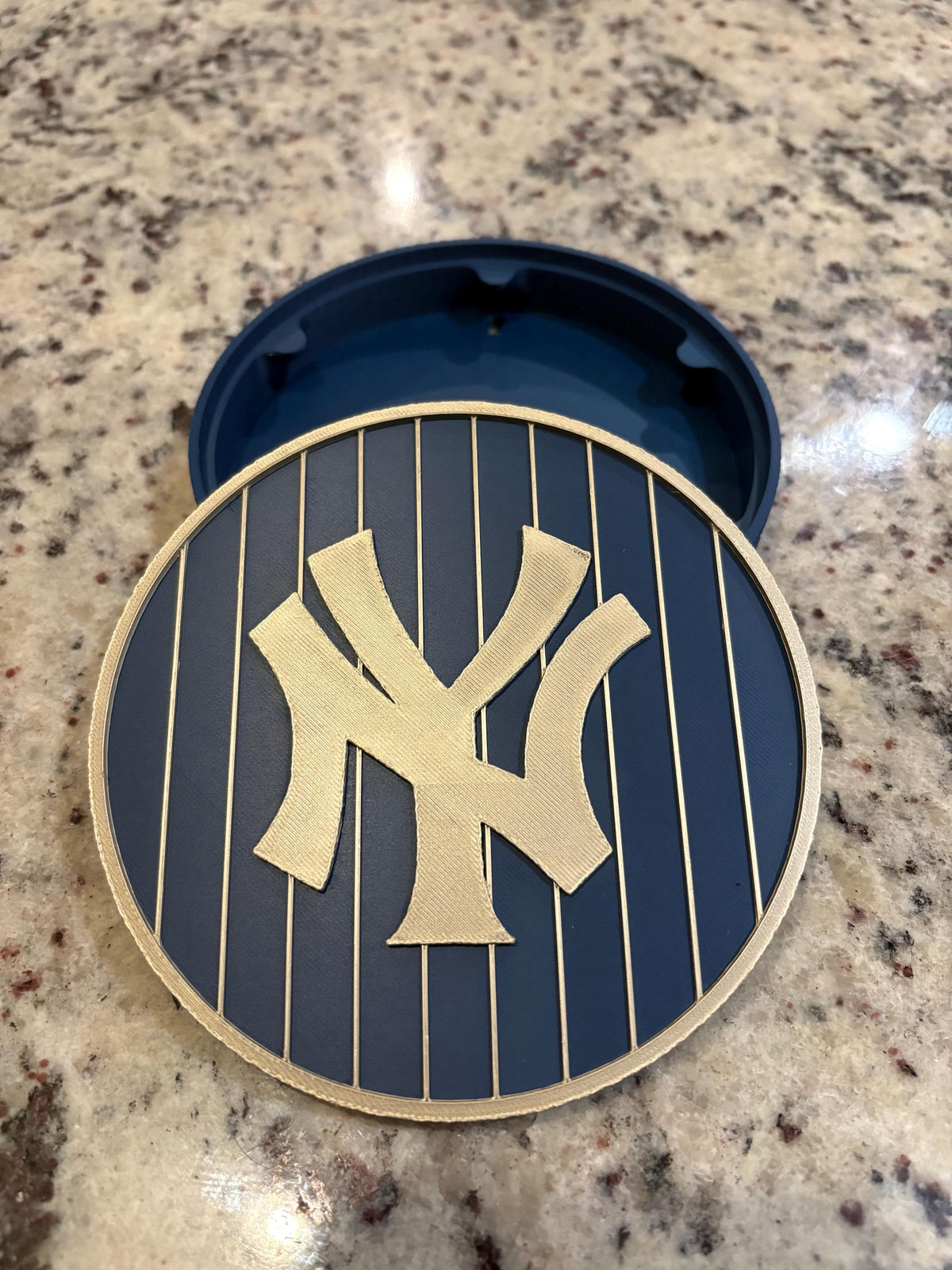 Yankees 3D Printed Storage Box | Personalized Baseball Gift Made USA