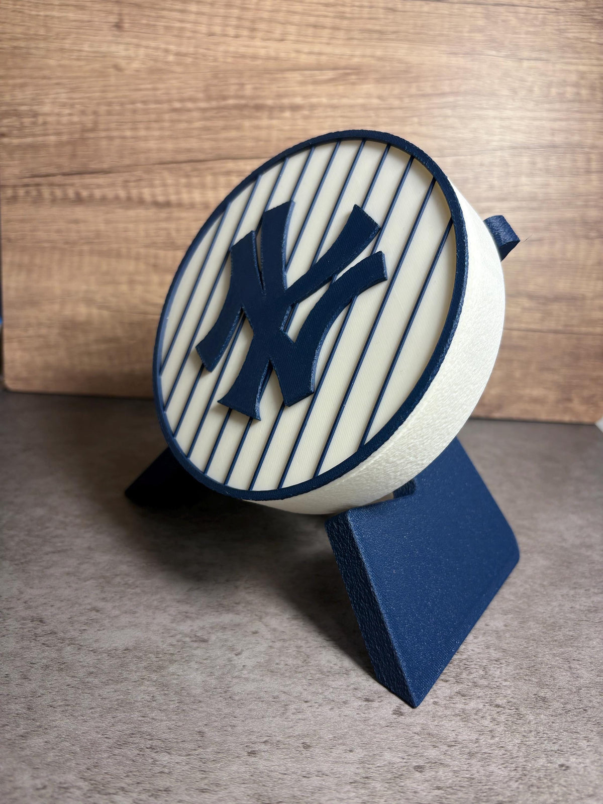 Yankees 3D Printed Pinstripe Storage Box | Personalized Desk Organizer | Made in USA