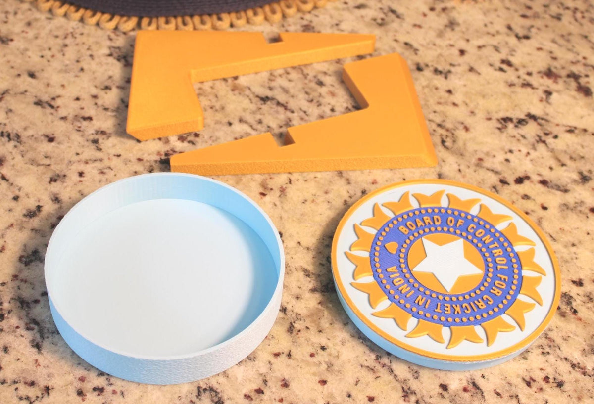 Team India Cricket 3D Printed Box – BCCI Logo Fan Gift