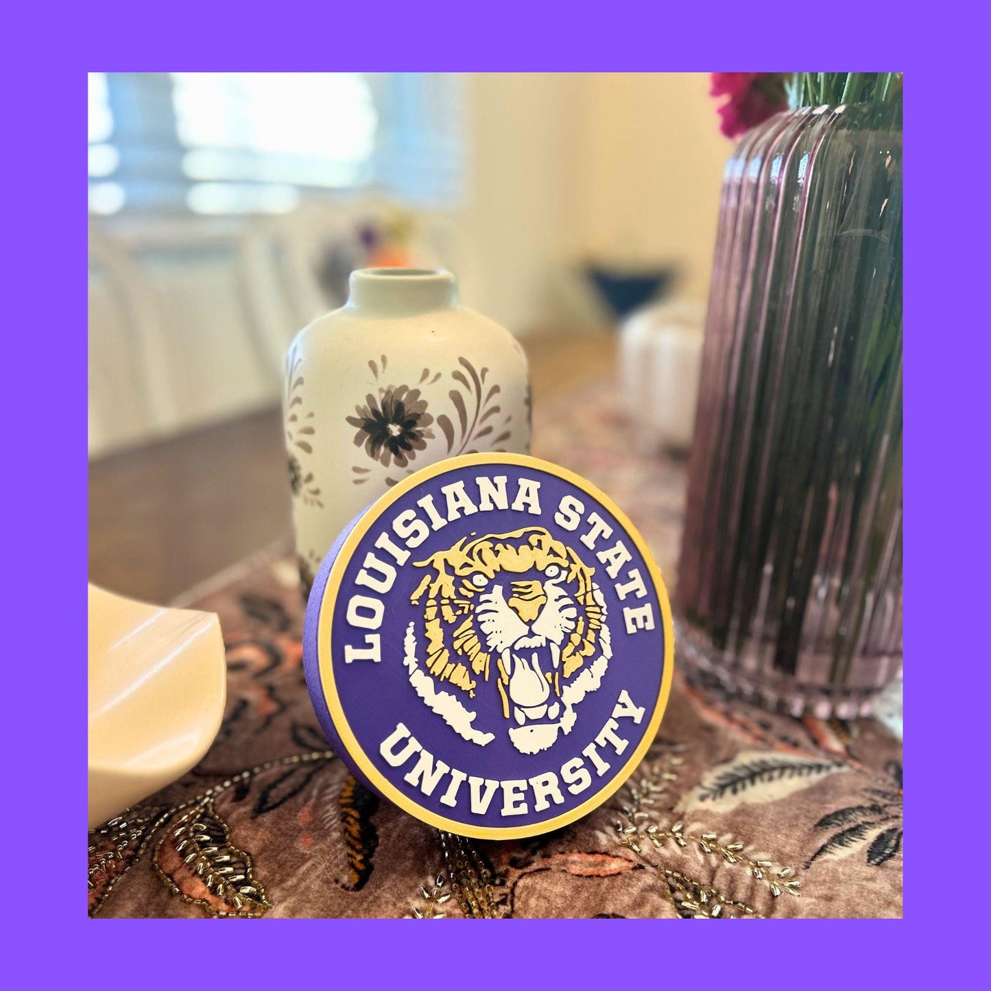 LSU Tigers 3D Printed Storage Box