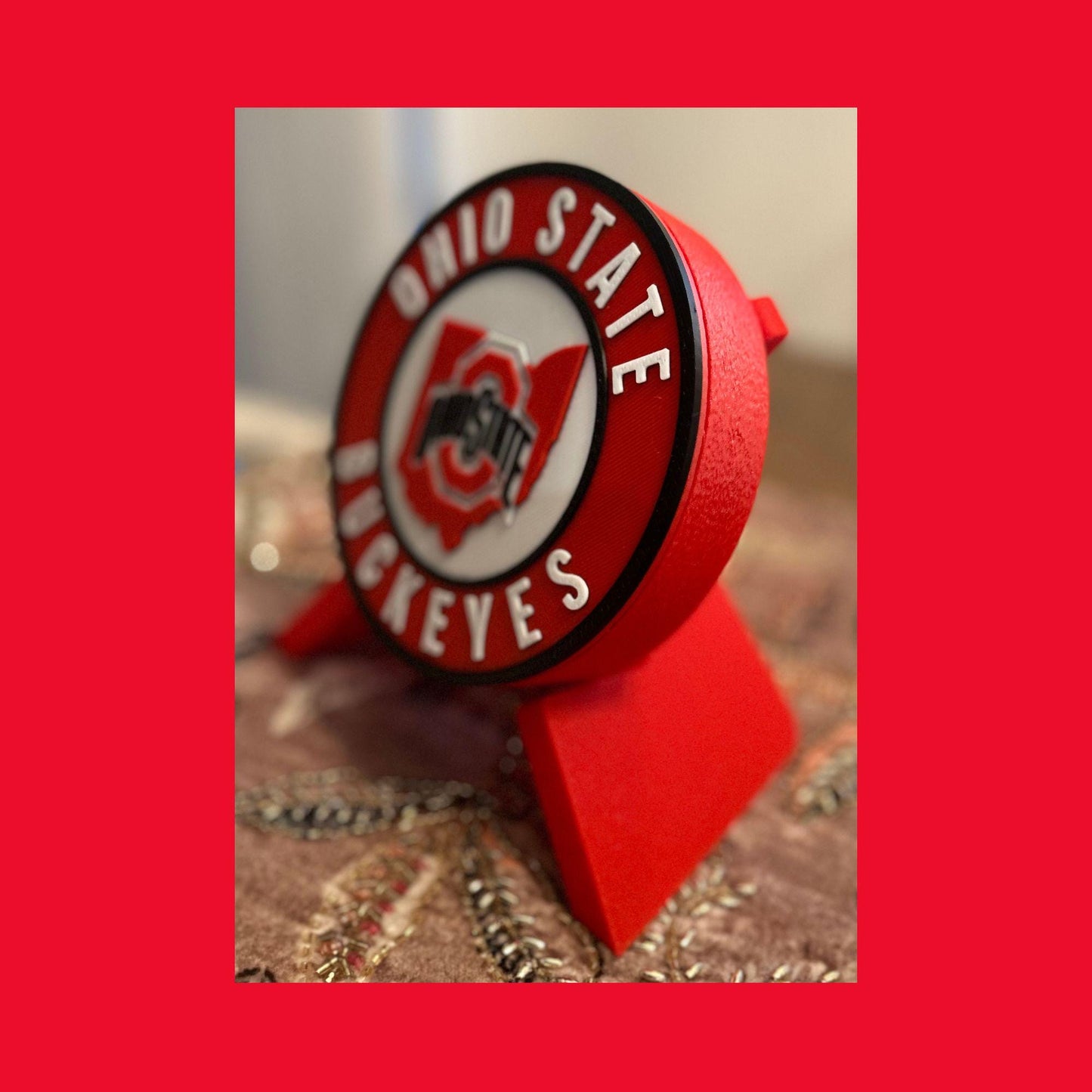 Ohio State Buckeyes 3D Printed Storage Box