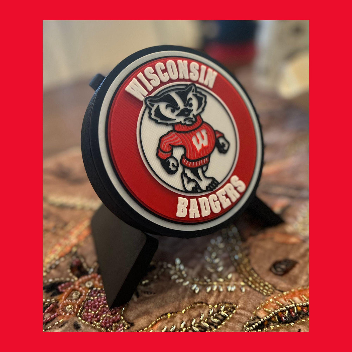 Madison College Mascot 3D Printed Keepsake Box | Graduation Gift for School Spirit
