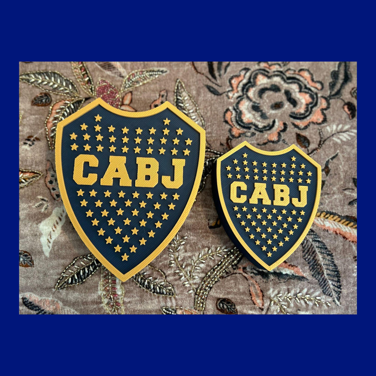 Boca Juniors Shield 3D Printed Trinket Box | CABJ Soccer Fan Gift