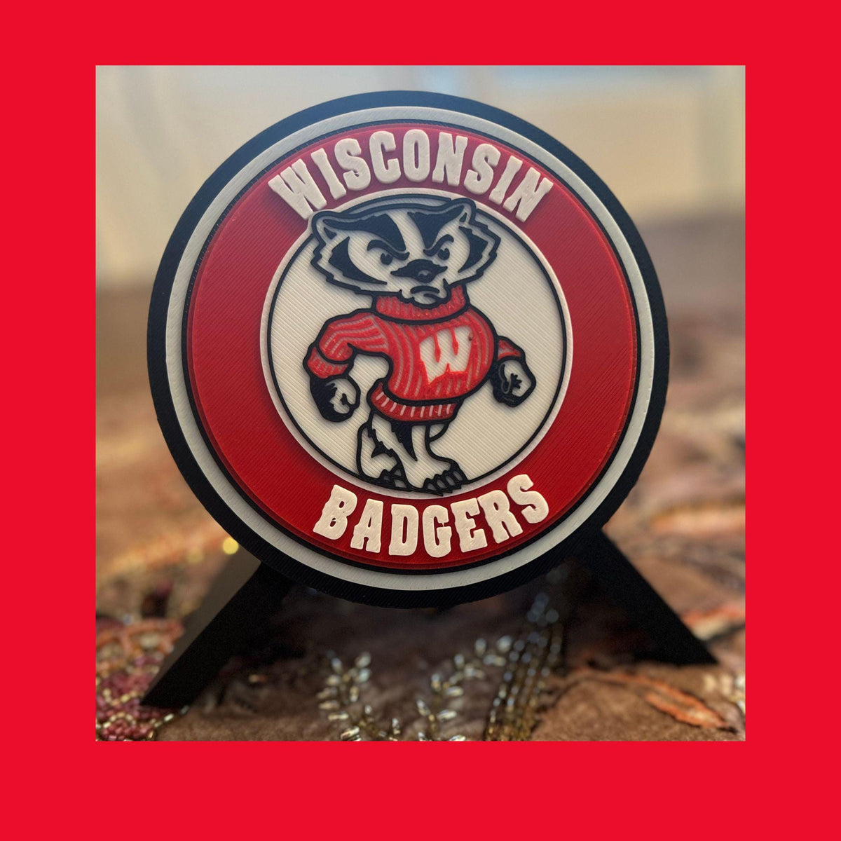 Madison College Mascot 3D Printed Keepsake Box | Graduation Gift for School Spirit
