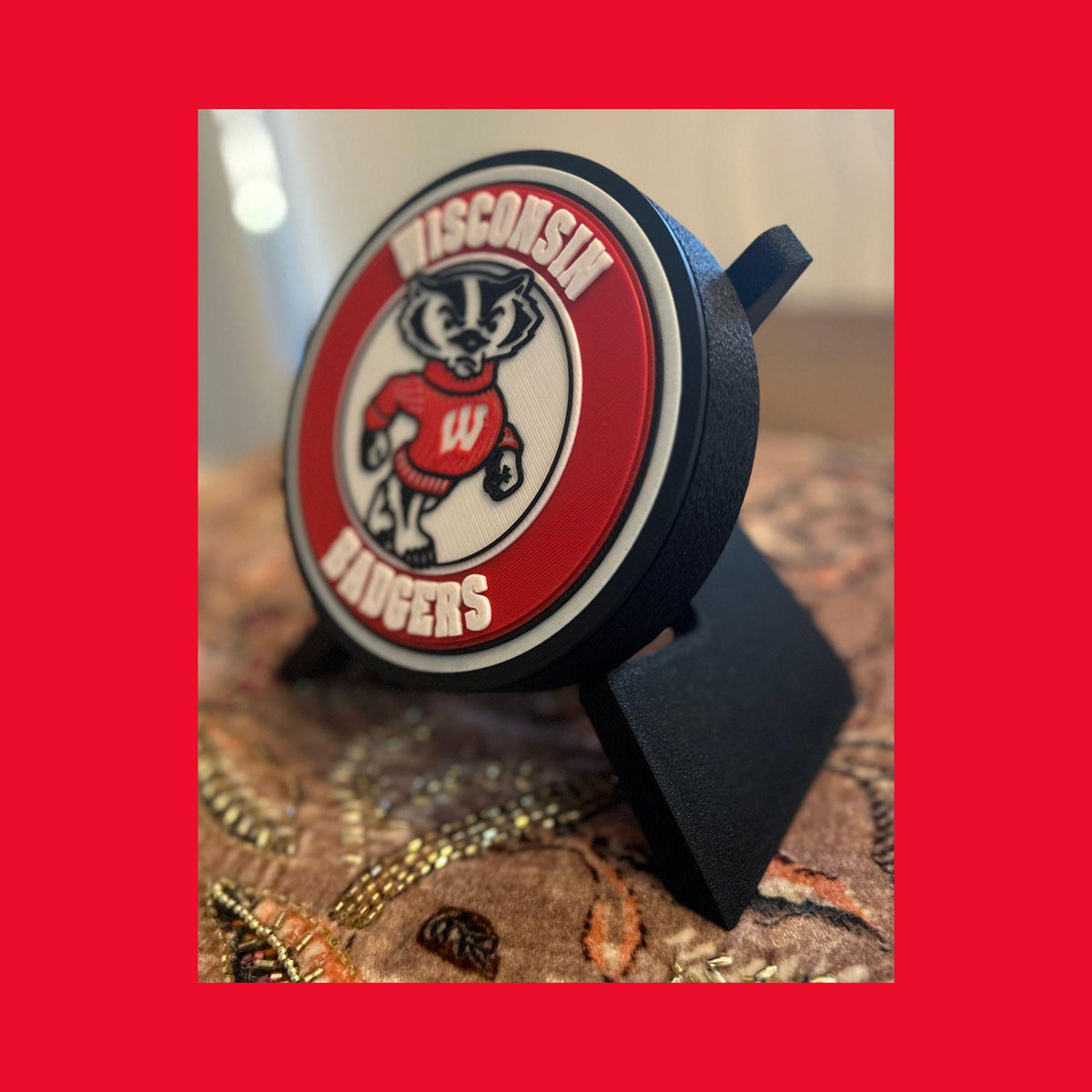 Madison College Mascot 3D Printed Keepsake Box | Graduation Gift for School Spirit
