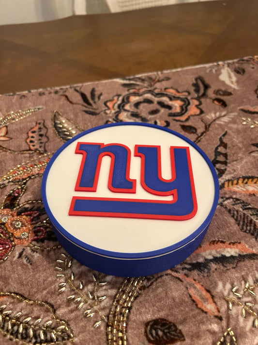 New York Giants 3D Printed Storage Box | Personalized Gift