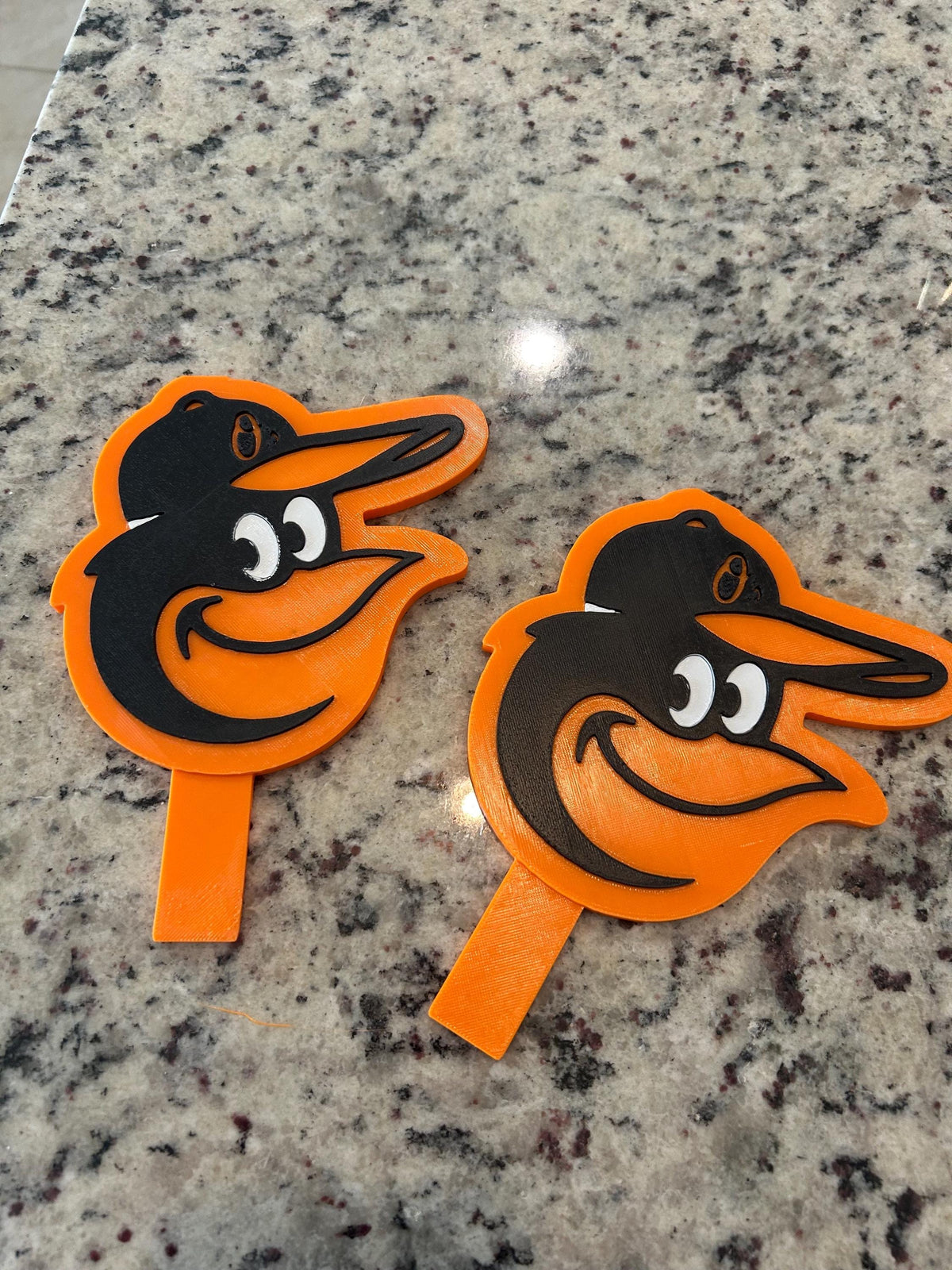 Baltimore Orioles 3D Cake Topper | Food-Grade PETG, USA Made | 5.5”