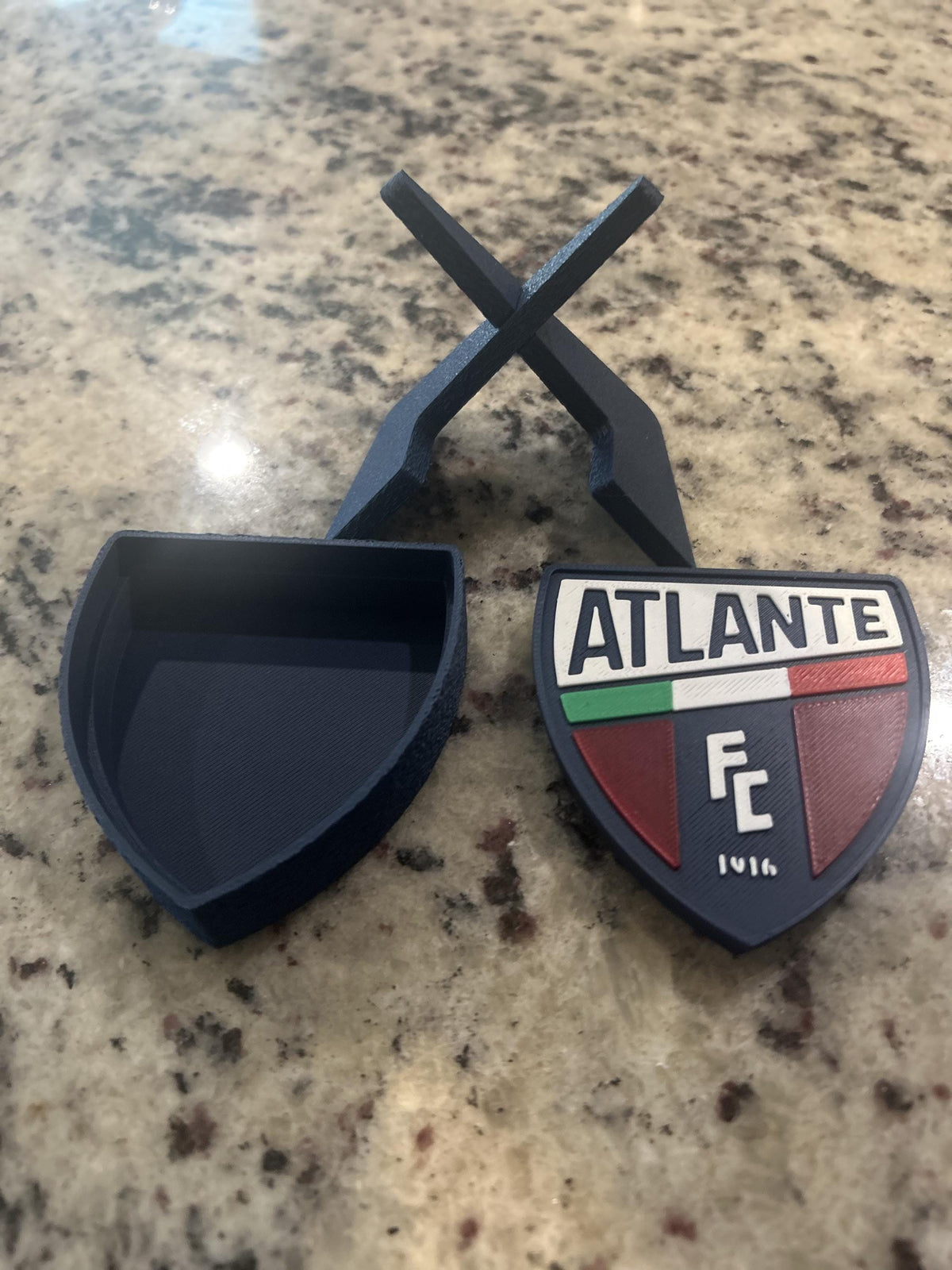 Atlante FC 3D Printed Crest Display | Mexican Soccer Fan Decor, Potros de Hierro Keepsake