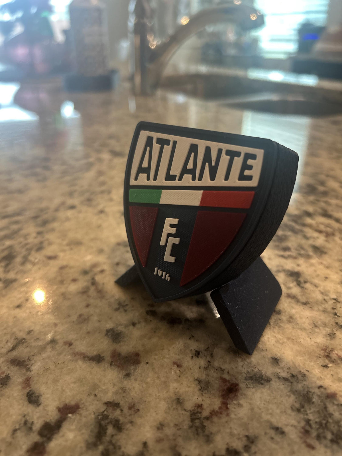 Atlante FC 3D Printed Crest Display | Mexican Soccer Fan Decor, Potros de Hierro Keepsake