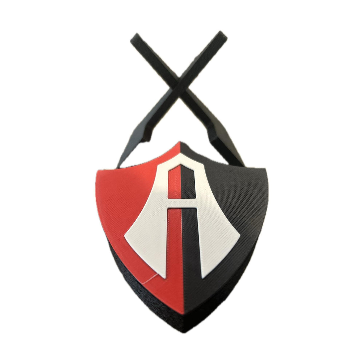 Atlas FC 3D Printed Display Box | Liga MX Rojinegros Fan Decor, Stash Box