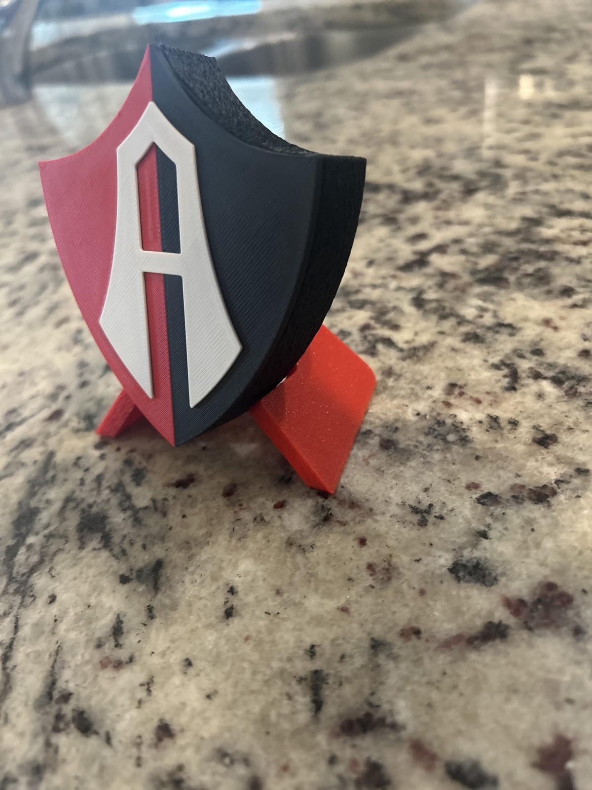 Atlas FC 3D Printed Display Box | Liga MX Rojinegros Fan Decor, Stash Box