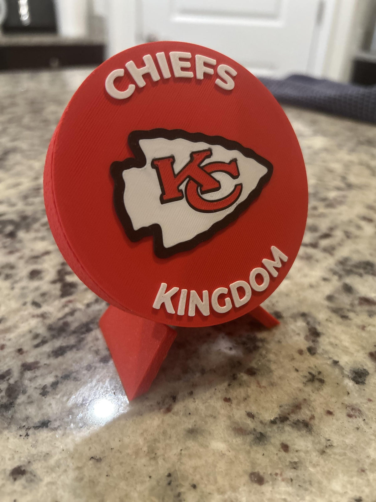 Kansas City Chiefs 3D Printed Medallion Display | Chiefs Kingdom Stash Box