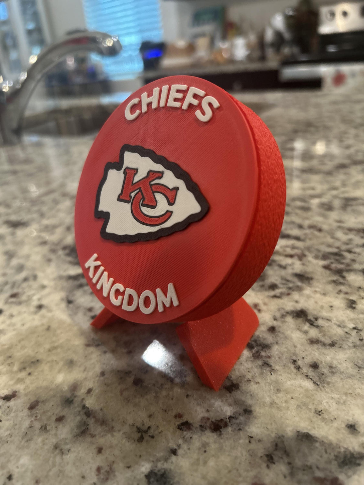 Kansas City Chiefs 3D Printed Medallion Display | Chiefs Kingdom Stash Box