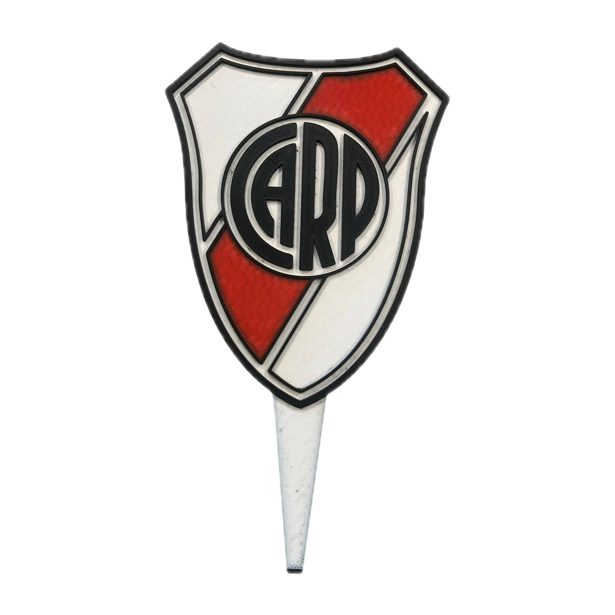 River Plate 3D Cake Topper | Food-Grade PETG, USA Made | CARP Crest Shield, Los Millonarios