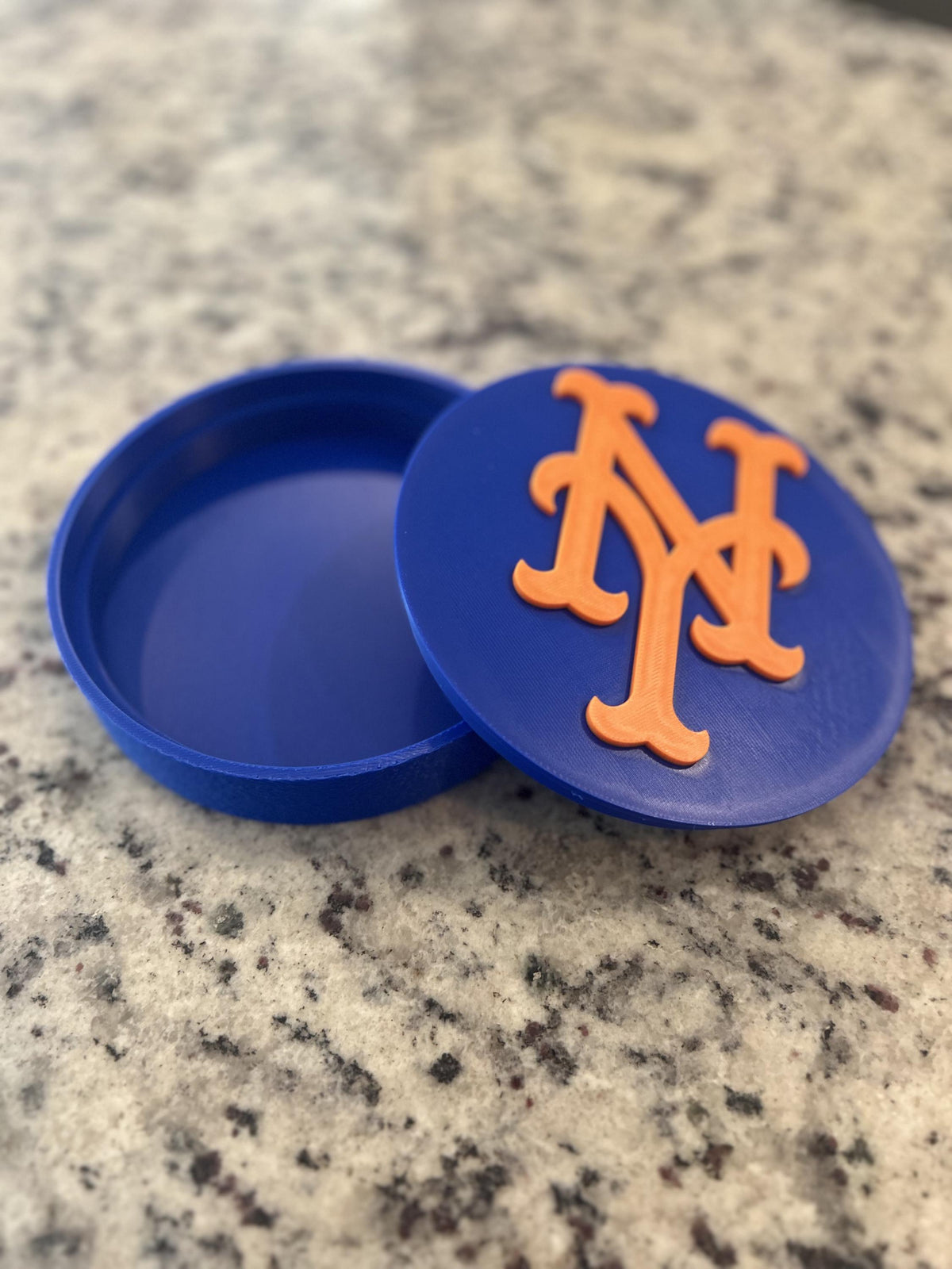 New York Mets 3D Printed Desk Display | Stash Box, Home Plate, Fan Cave Decor