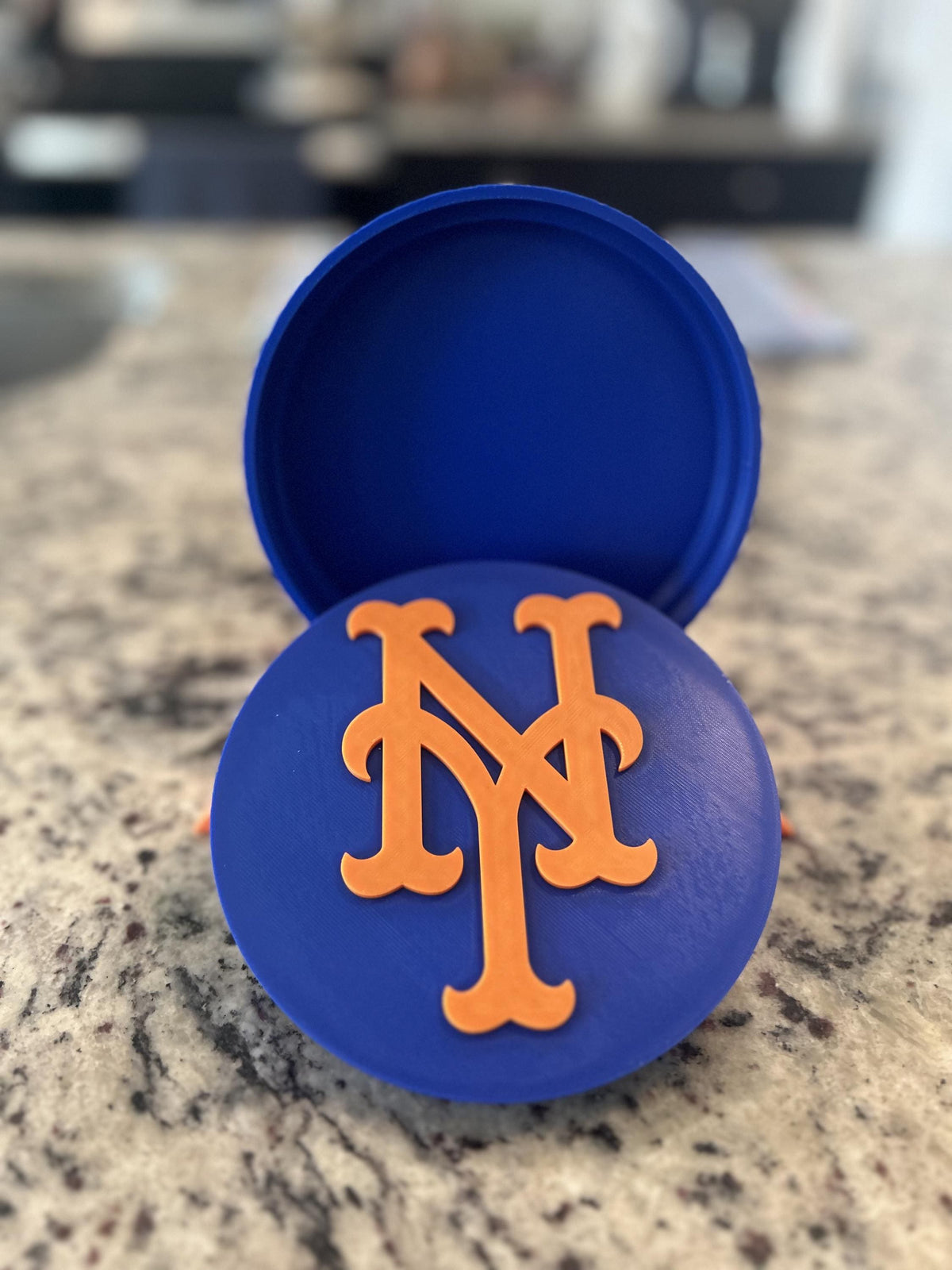 New York Mets 3D Printed Desk Display | Stash Box, Home Plate, Fan Cave Decor