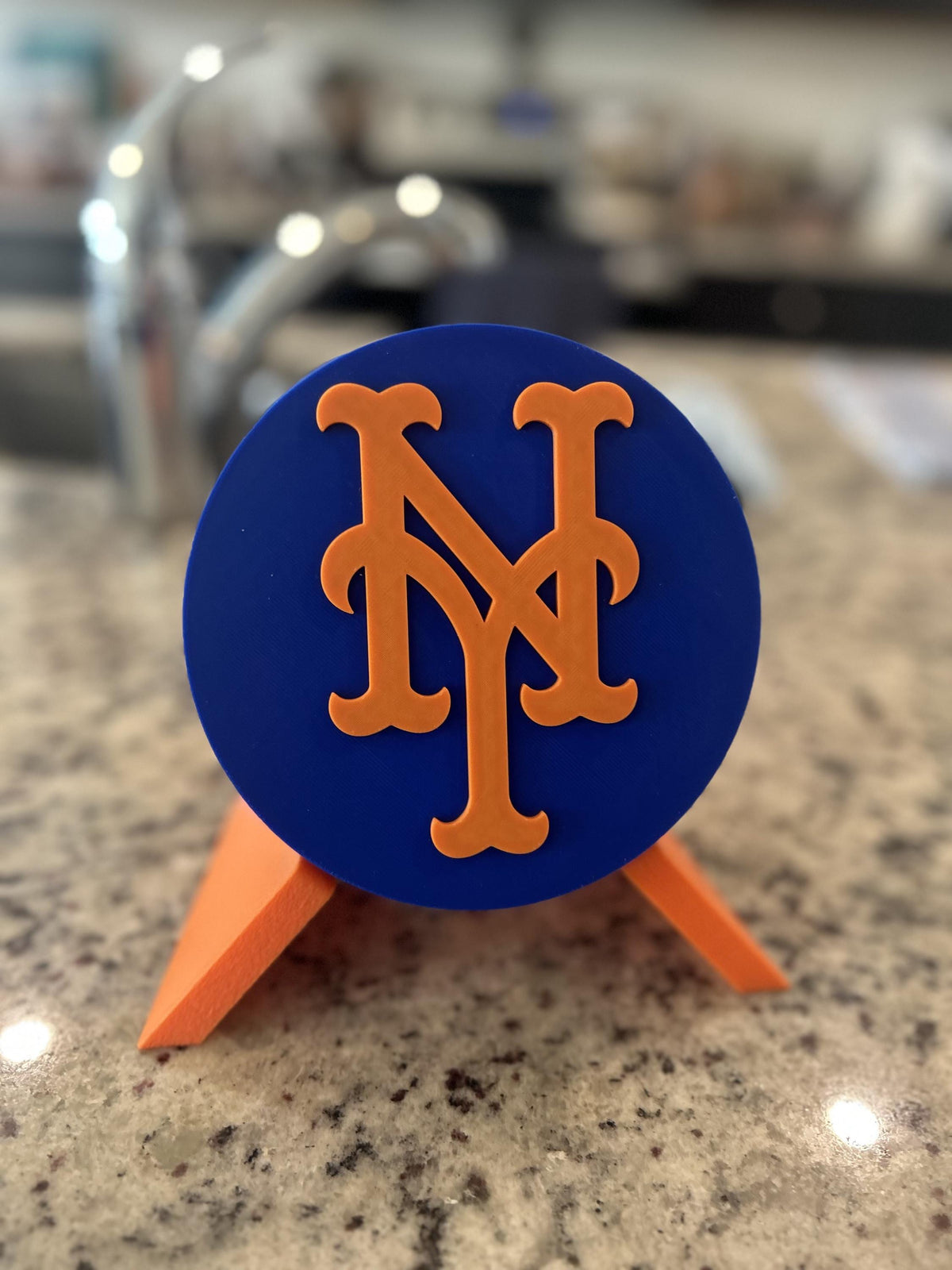 New York Mets 3D Printed Desk Display | Stash Box, Home Plate, Fan Cave Decor