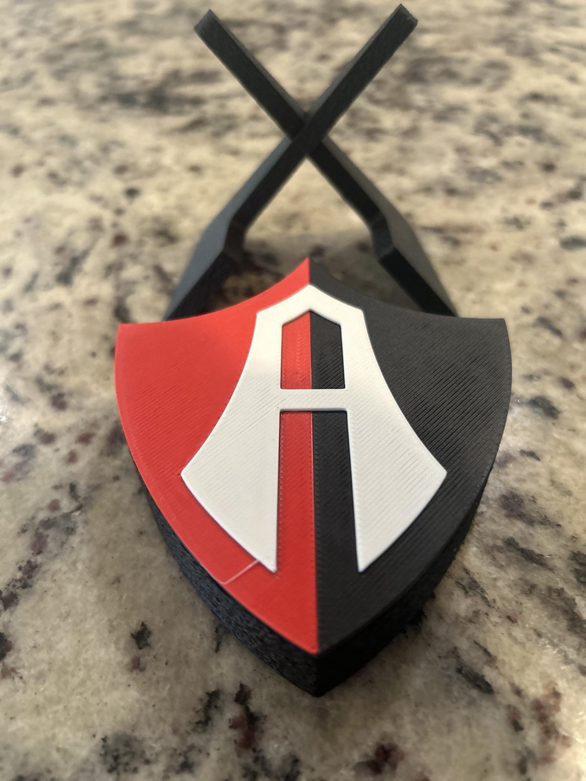 Atlas FC 3D Printed Display Box | Liga MX Rojinegros Fan Decor, Stash Box
