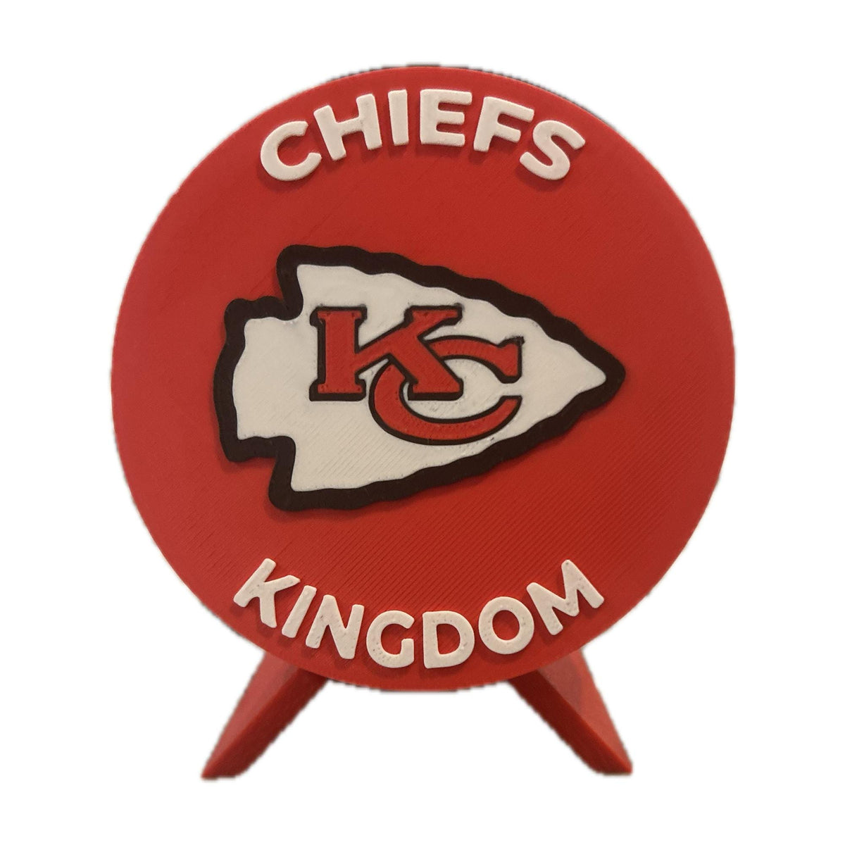 Kansas City Chiefs 3D Printed Medallion Display | Chiefs Kingdom Stash Box