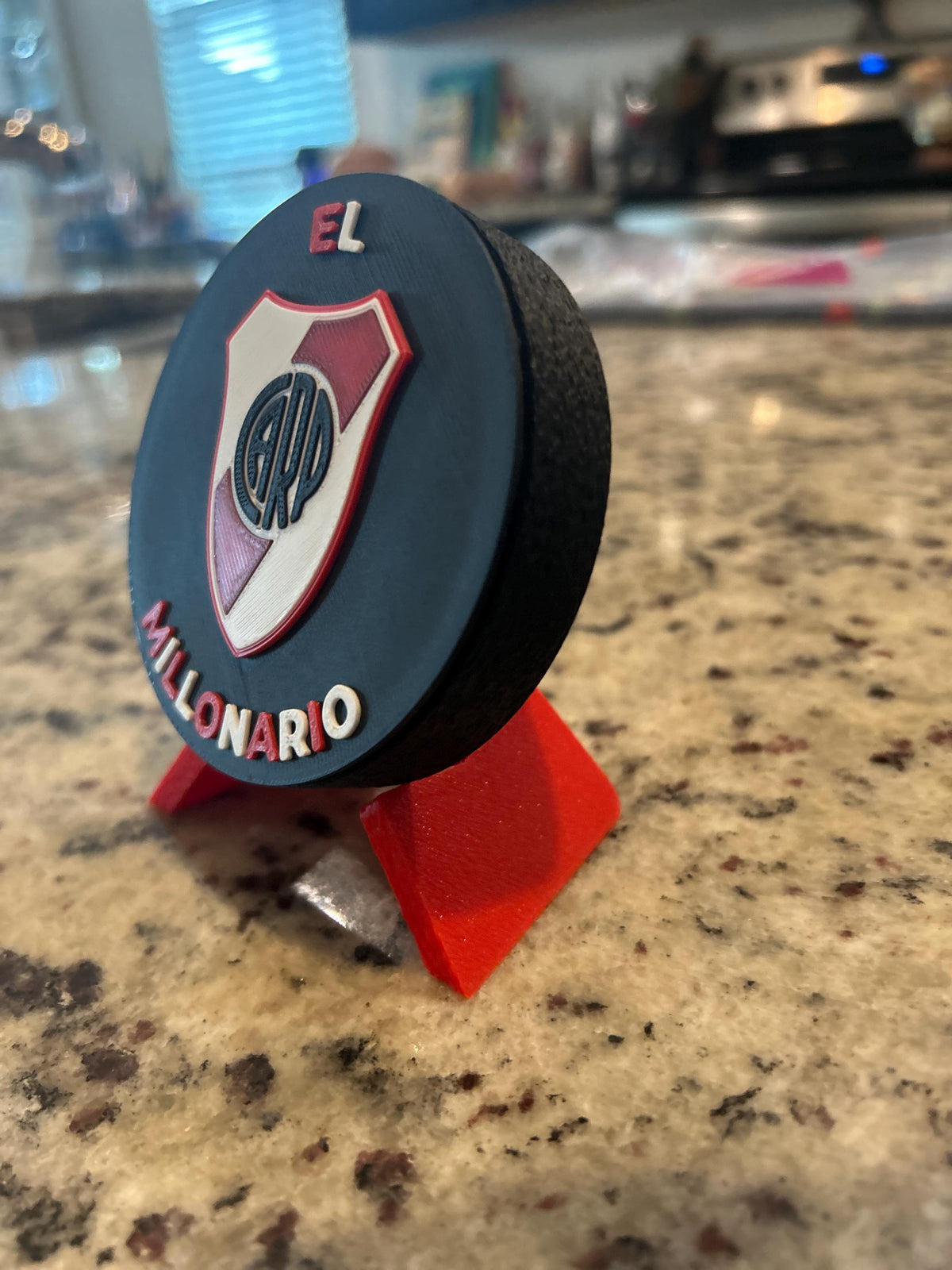 River Plate Personalized 3D Printed Medallion Stash Box | Soccer Futbol Fan Decor, Keepsake Gift