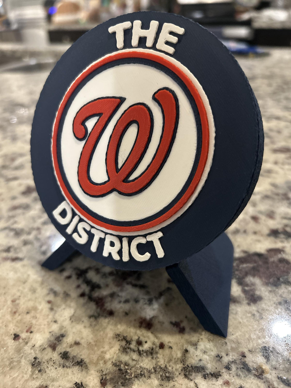 Washington Nationals red variation open stash box