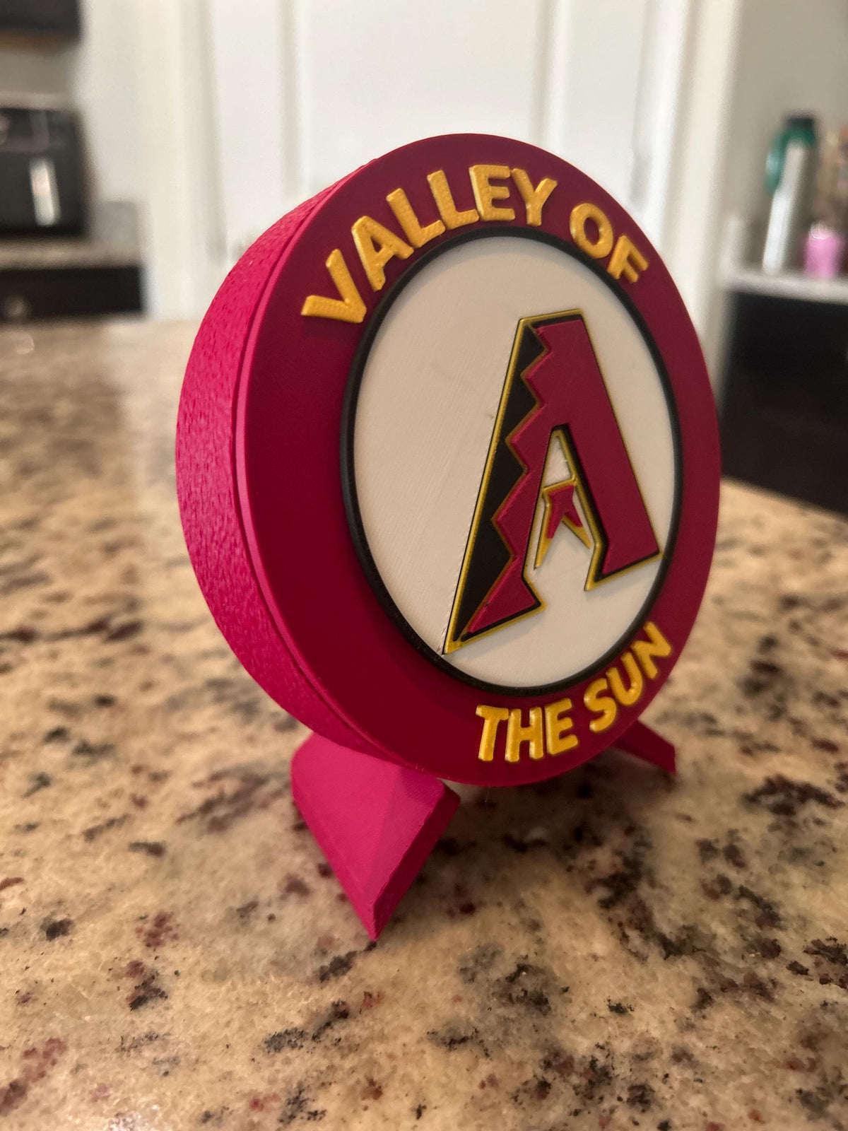 3D Printed Arizona Diamondbacks Desk Display | MLB Fan Stash Box (Personalized)