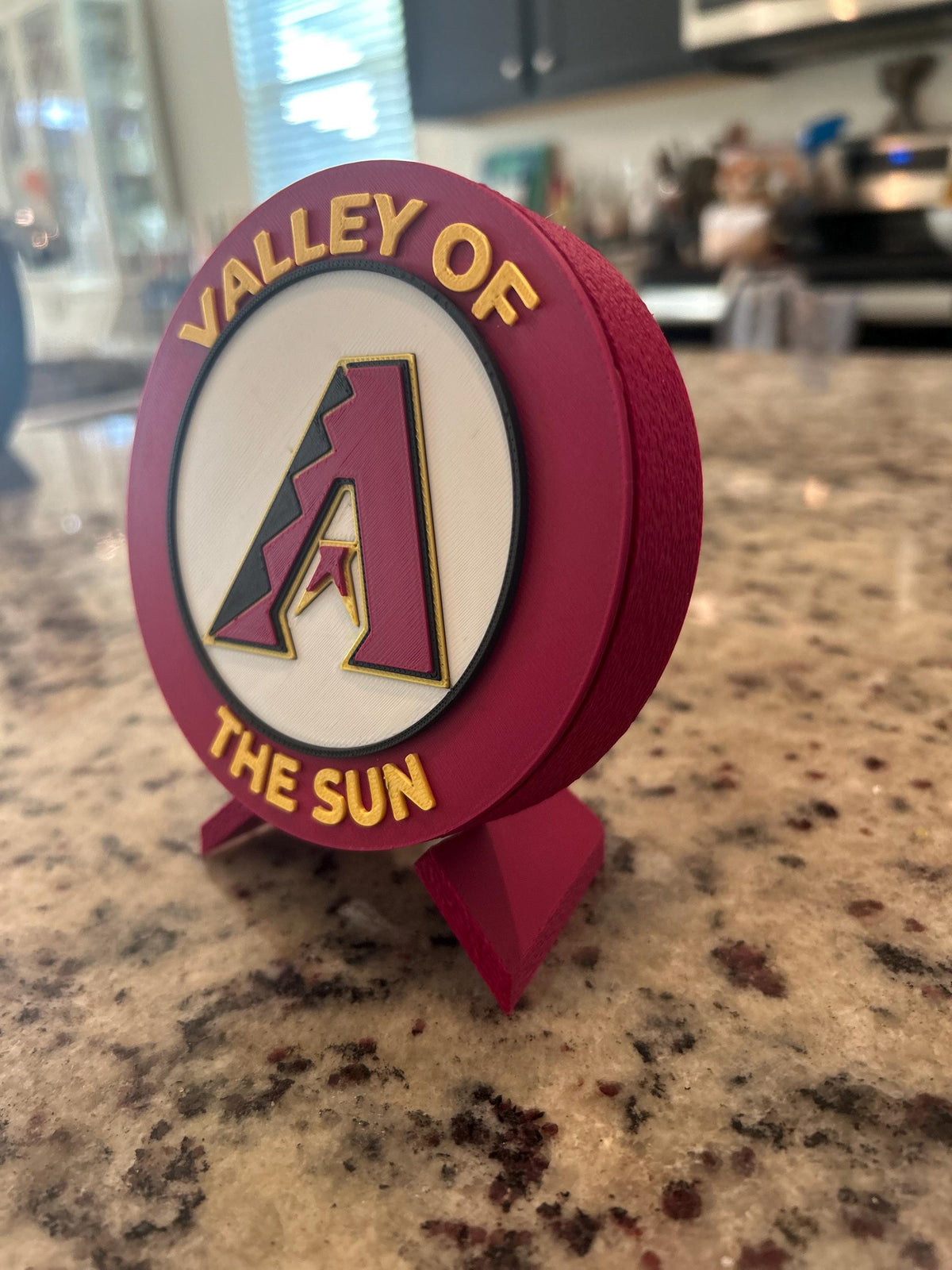 3D Printed Arizona Diamondbacks Desk Display | MLB Fan Stash Box (Personalized)