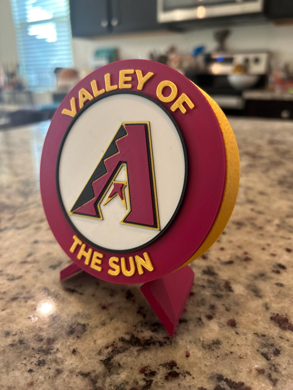 3D Printed Arizona Diamondbacks Desk Display | MLB Fan Stash Box (Personalized)