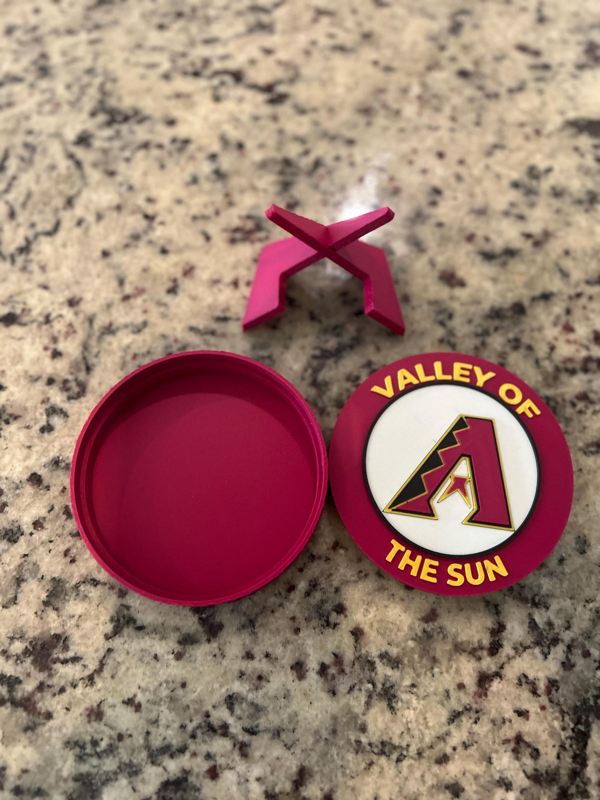 3D Printed Arizona Diamondbacks Desk Display | MLB Fan Stash Box (Personalized)
