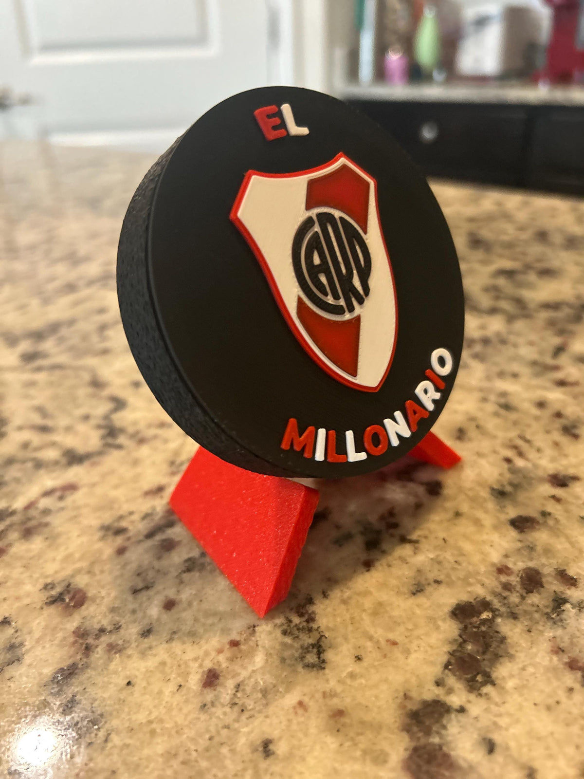 River Plate Personalized 3D Printed Medallion Stash Box | Soccer Futbol Fan Decor, Keepsake Gift