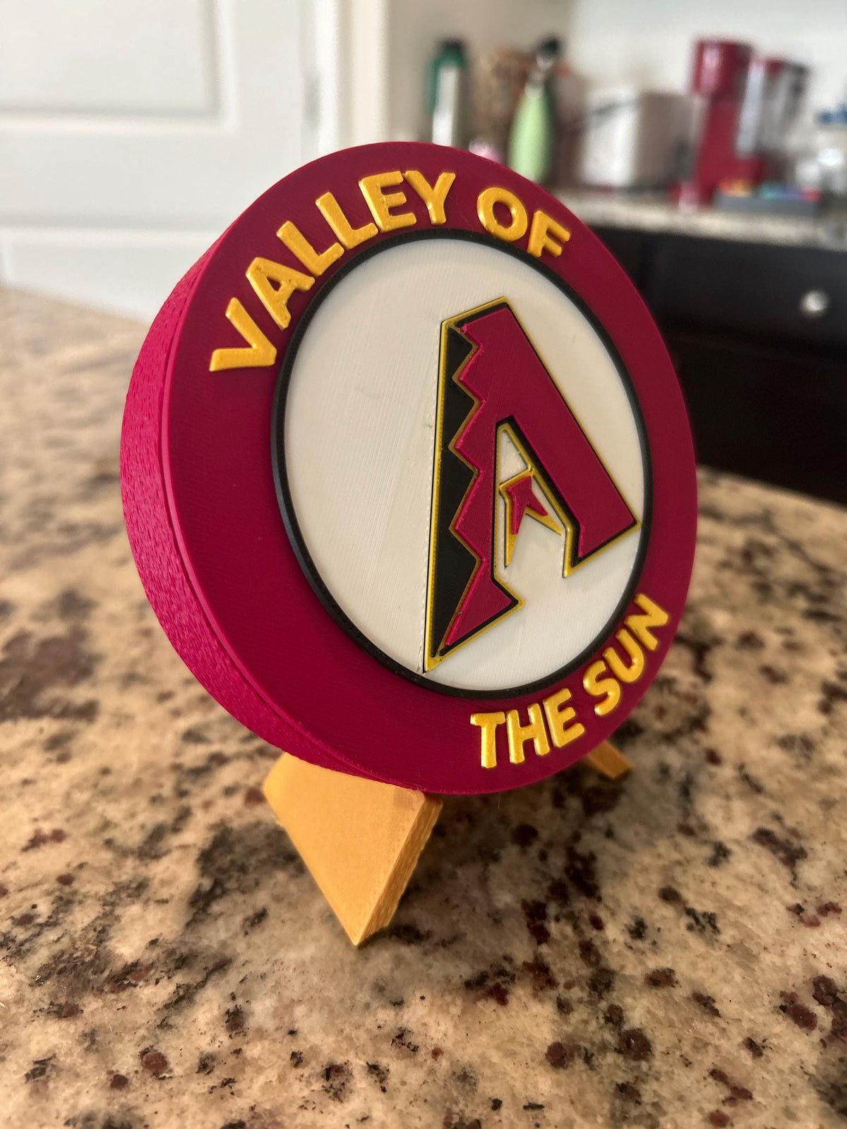 3D Printed Arizona Diamondbacks Desk Display | MLB Fan Stash Box (Personalized)
