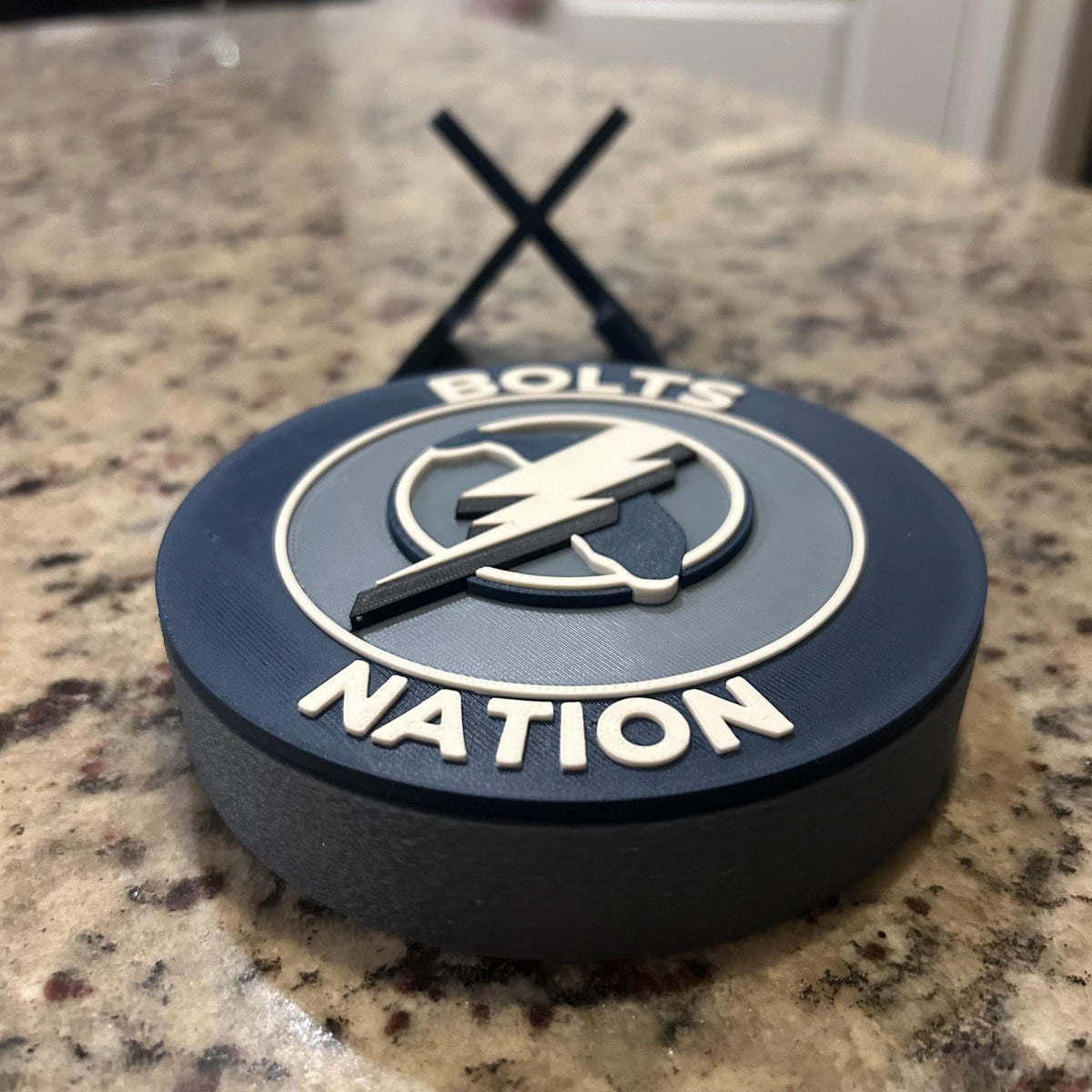 Personalized Tampa Bay Lightning 3D Roundel | NHL Fan Decor & Stash Box (Made to Order)