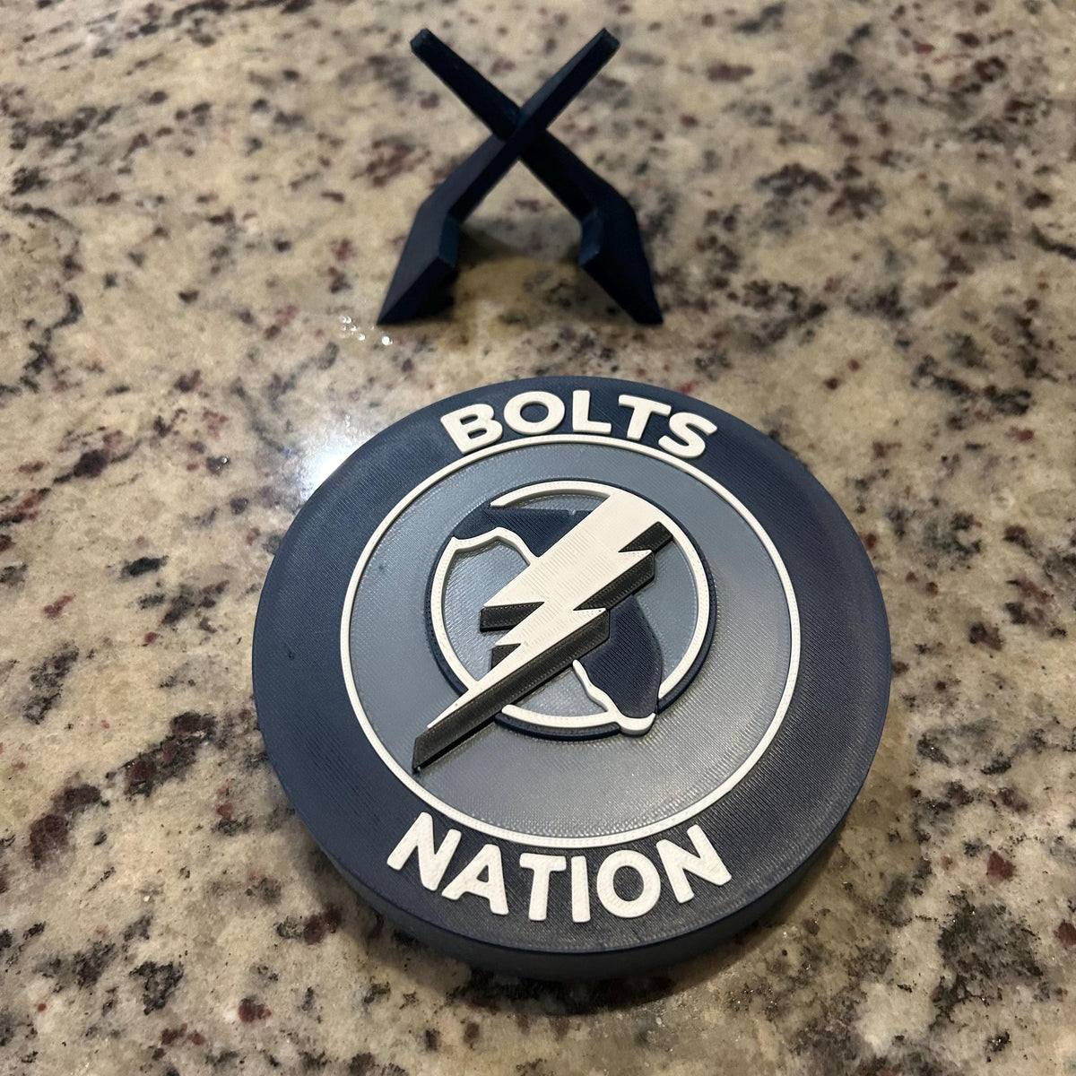 Personalized Tampa Bay Lightning 3D Roundel | NHL Fan Decor & Stash Box (Made to Order)