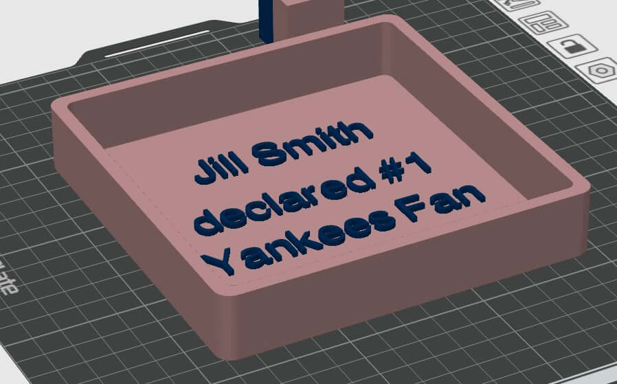 customized NY Yankees stash box: Rose Gold and Black Tiki-Taka3D