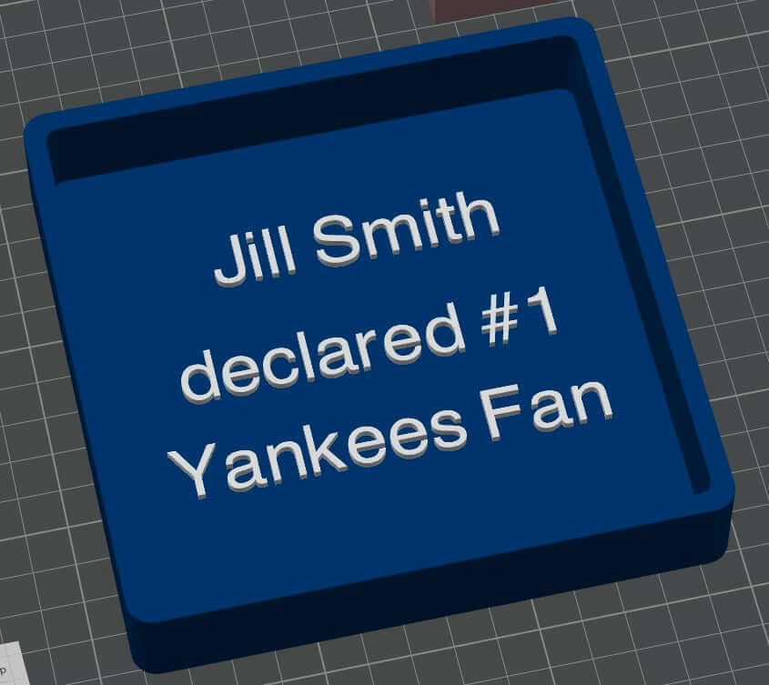 NY Yankees 3D Logo Stash Box: Unique MLB Baseball Fan Gift Tiki-Taka3D