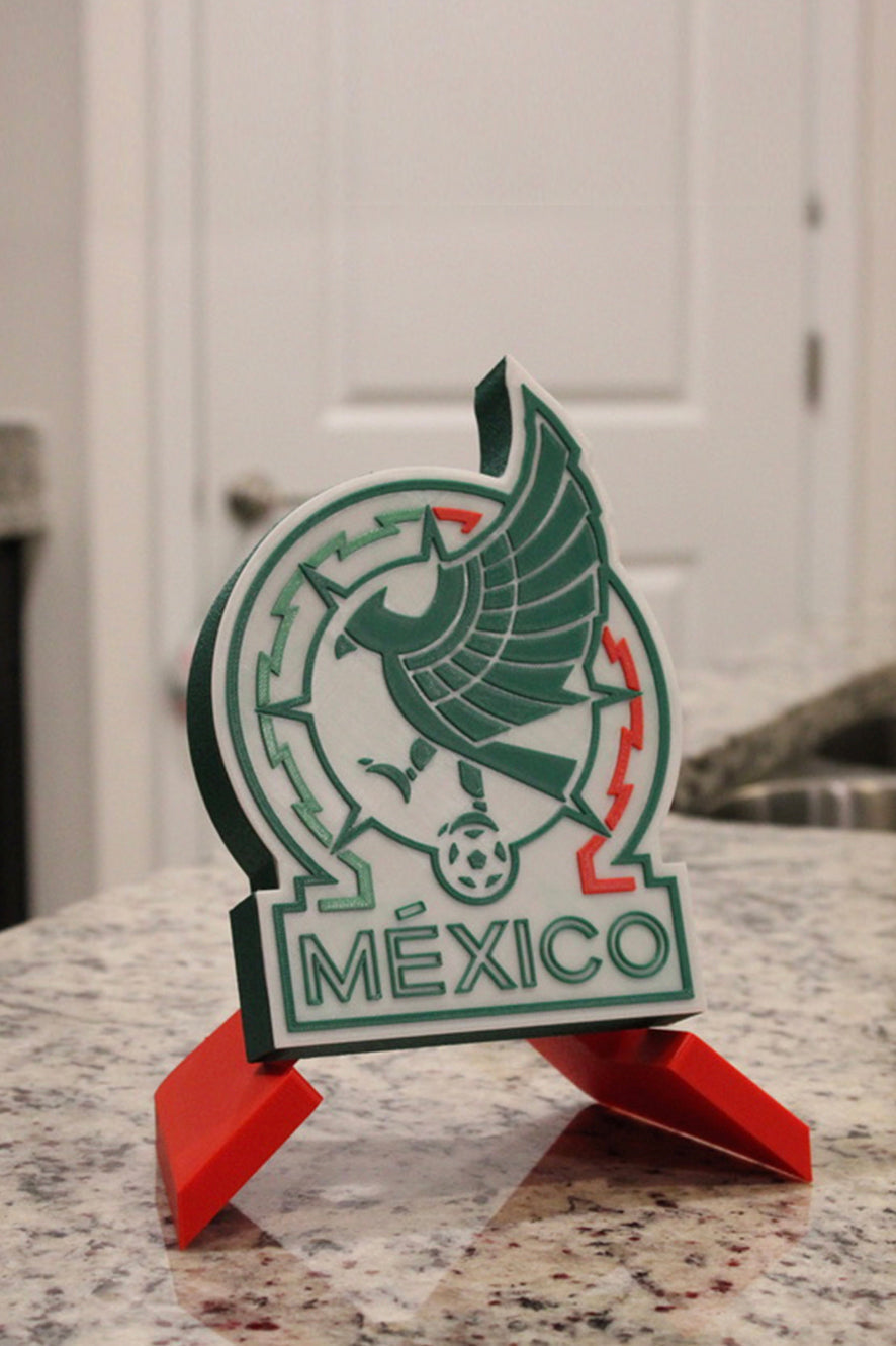 Mexico National Team 3D Printed Plaque – Soccer Dad Gift & Man Cave Decor My Store