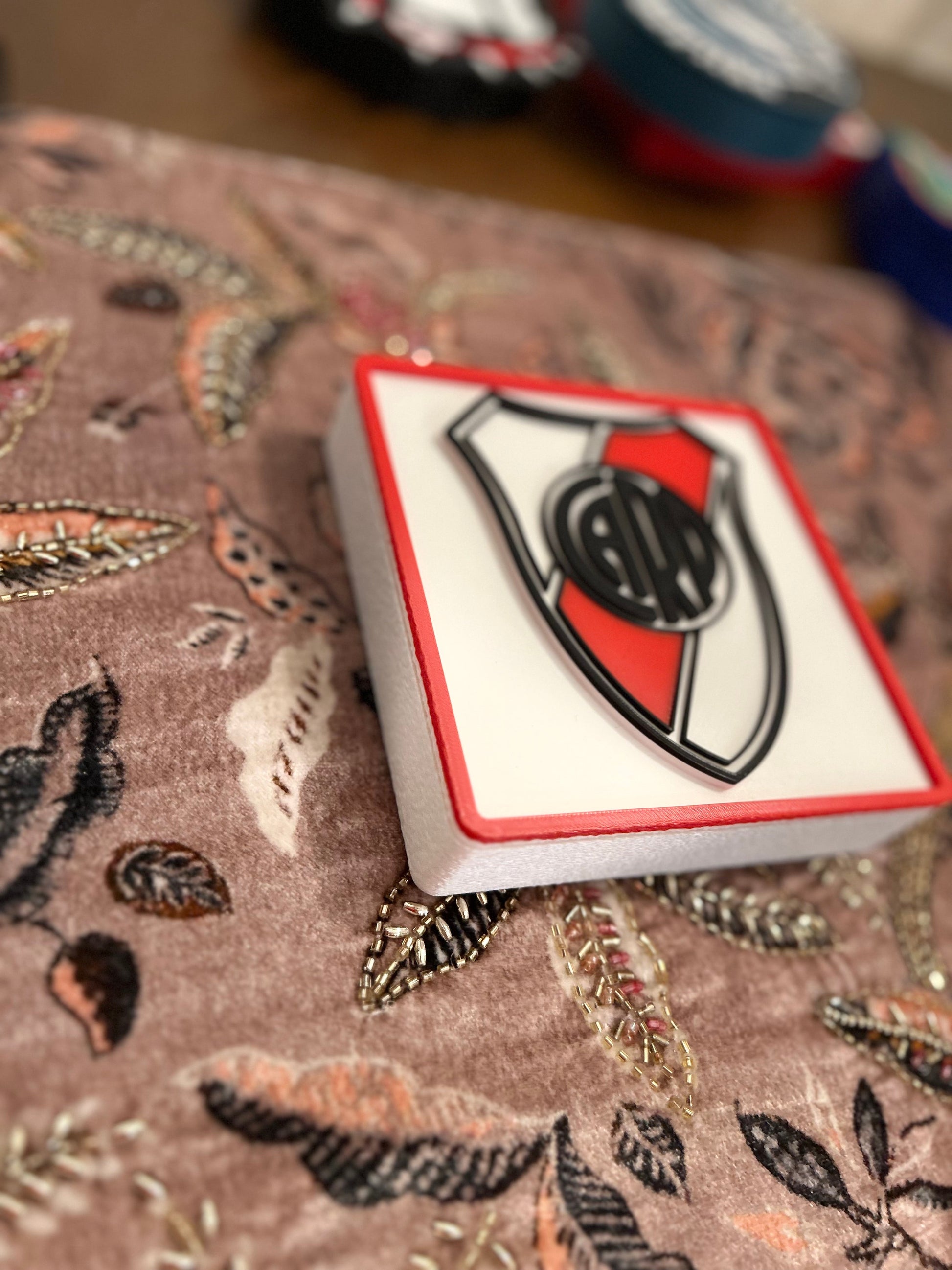 River Plate 3D Printed Plaque – Soccer Desk Decor & Gift for Coach or Fan My Store